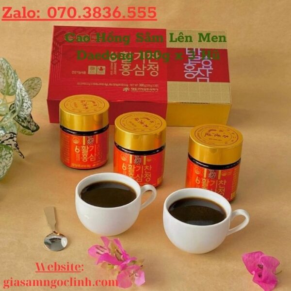 Cao Hồng Sâm Lên Men Daedong 100g x 3 Hũ