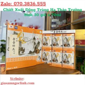 Chiet Xuat Dong Trung Ha Thao Truong Sinh 30 goi x 70ml 3