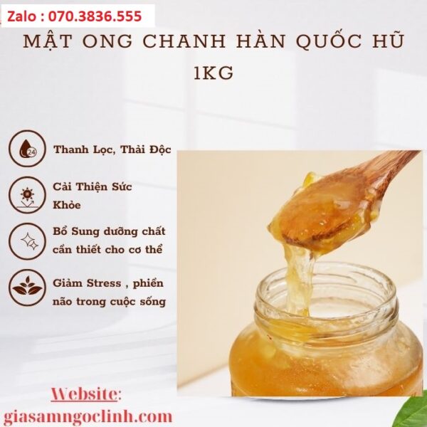 Mật Ong Chanh Hàn Quốc Hũ 1kg