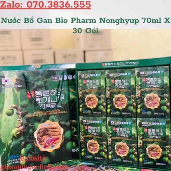 Nước Bổ Gan Bio Pharm Nonghyup 70ml X 30 Gói