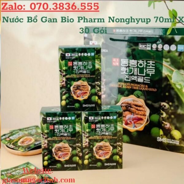 Nước Bổ Gan Bio Pharm Nonghyup 70ml X 30 Gói