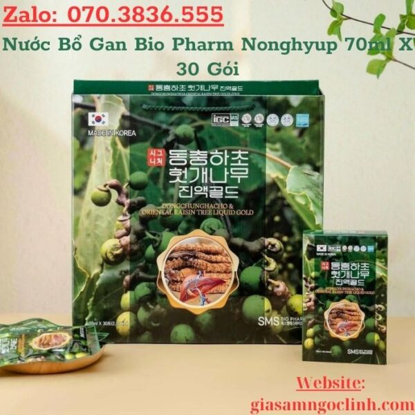 Nước Bổ Gan Bio Pharm Nonghyup 70ml X 30 Gói