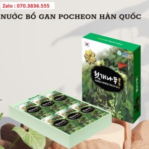 Nước Bổ Gan Pocheon Hàn Quốc 30 gói x 70ml Nuoc Bo Gan Pocheon Han Quoc 3