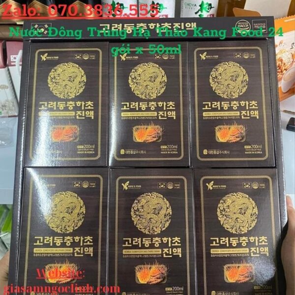 Nước Đông Trùng Hạ Thảo Kang Food 24 gói x 50ml