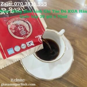 Nuoc Hong Sam Linh Chi Tao Do KGA Han Quoc hop 30 goi x 70ml 2