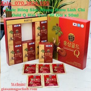 Nuoc Hong Sam Nhung Huou Linh Chi Gold Q Han Quoc 30 Goi x 50ml 2