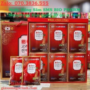 Nuoc Hong Sam SMS BIO PHARM NongHyup Han Quoc 30 goi x 70ml 2