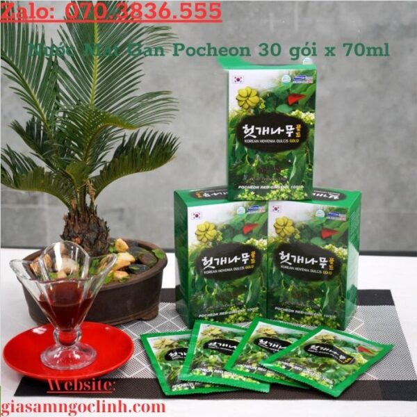 Nước Mát Gan Pocheon 30 gói x 70ml
