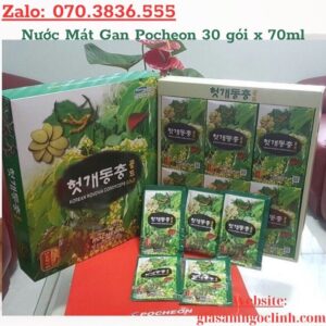 Nước Mát Gan Pocheon 30 gói x 70ml