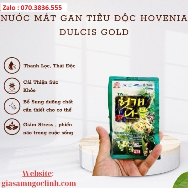Nước Mát Gan Tiêu Độc Hovenia Dulcis Gold