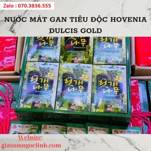 Nước Mát Gan Tiêu Độc Hovenia Dulcis Gold