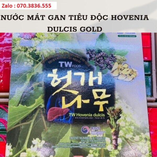 Nước Mát Gan Tiêu Độc Hovenia Dulcis Gold