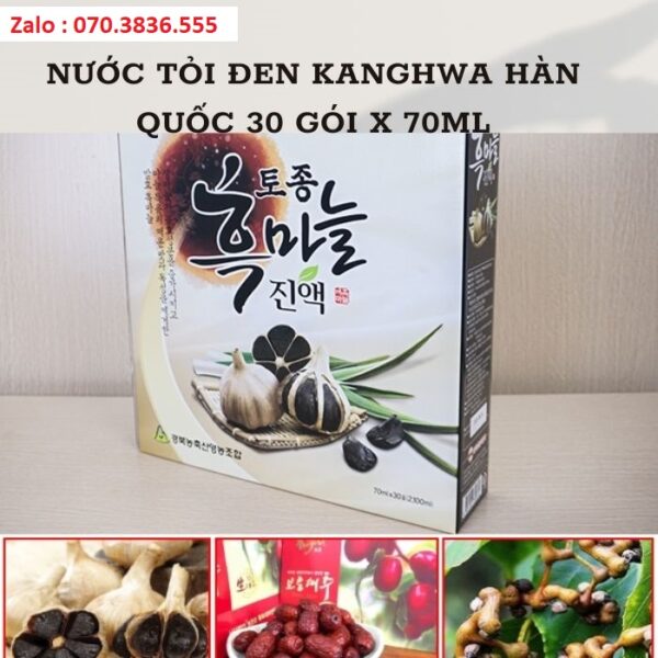 Nước Tỏi Đen Kanghwa Hàn Quốc 30 gói x70ml