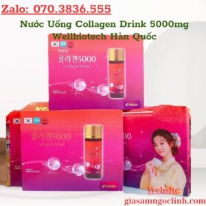 Nước Uống Collagen Drink 5000mg Wellbiotech Hàn Quốc