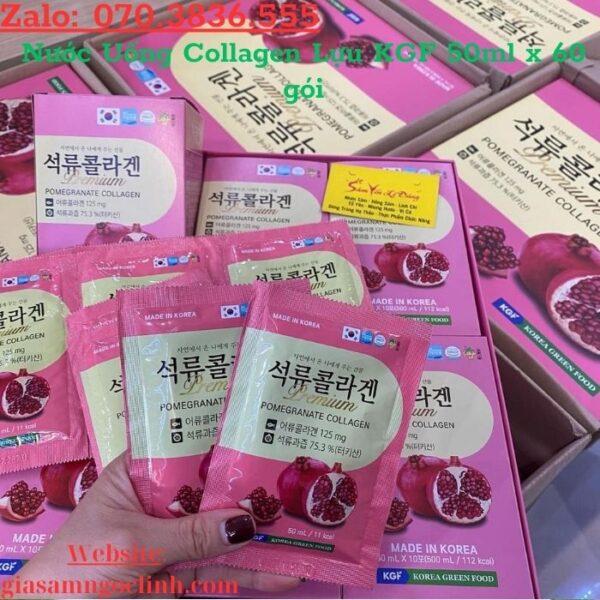 Nước Uống Collagen Lựu KGF 50ml x 60 gói