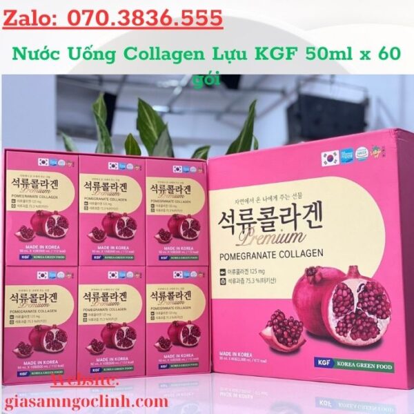 Nước Uống Collagen Lựu KGF 50ml x 60 gói