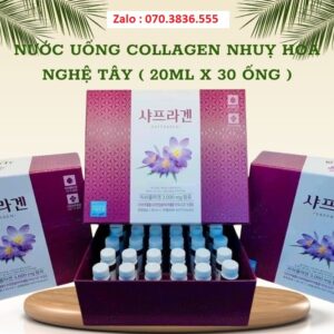 Nước Uống Collagen Nhuỵ Hoa Nghệ Tây 20ml x 30 ống