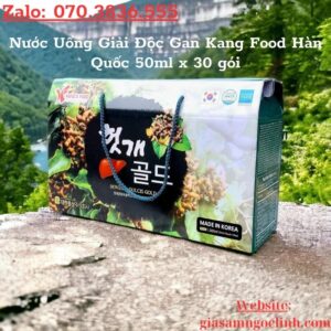 Nước Uống Giải Độc Gan Kang Food Hàn Quốc 50ml x 30 gói