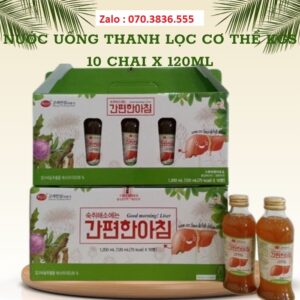 Nước Uống Thanh Lọc Cơ Thể KGS 10 Chai x120ml