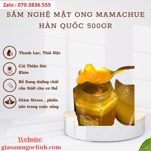 Sâm Nghệ Mật Ong Mamachue Hàn Quốc 500gr