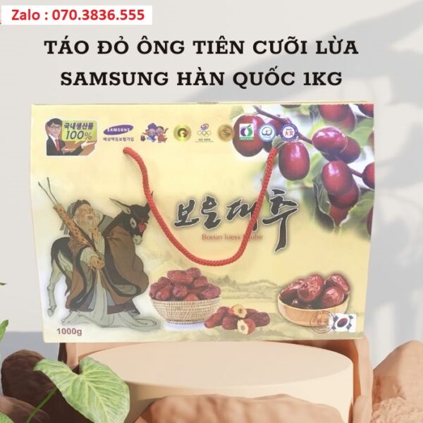 Táo Đỏ Ông Tiên Cưỡi Lừa Samsung Hàn Quốc 1kg