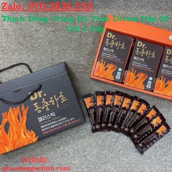 Thạch Đông Trùng Hạ Thảo Dream Hộp 30 Gói x 20g