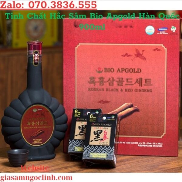 Tinh Chất Hắc Sâm Bio Apgold Hàn Quốc 900ml