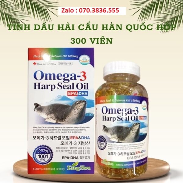 Tinh Dầu Hải Cẩu Hàn Quốc Hộp 300 Viên