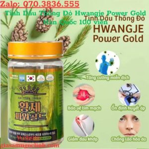 Tinh Dau Thong Do Hwangje Power Gold Han Quoc 100 vien 1