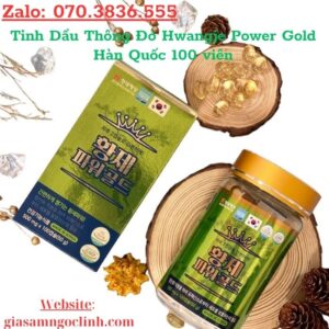 Tinh Dau Thong Do Hwangje Power Gold Han Quoc 100 vien 2