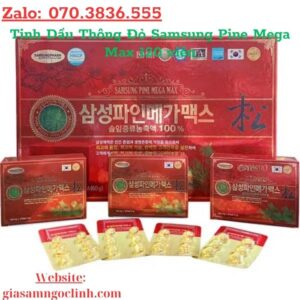 Tinh Dau Thong Do Samsung Pine Mega Max 120 vien 3