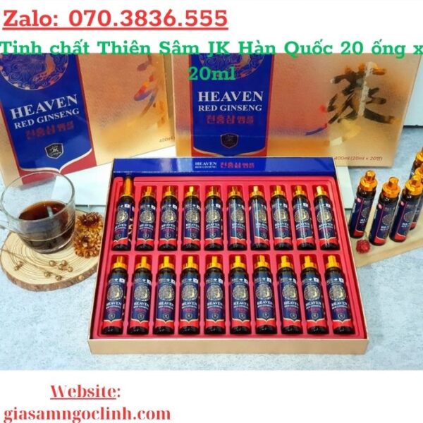 Tinh Chất Thiên Sâm JK Hàn Quốc 20 ống x 20ml