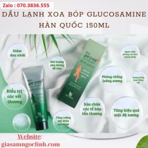 Dầu Lạnh Xoa Bóp Glucosamine Hàn Quốc 150ml Dau Lanh Xoa Bop Glucosamine Han Quoc 150ml 1
