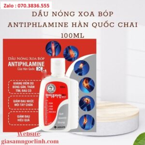 Dau Nong Xoa Bop Antiphlamine Han Quoc Chai 100ml 1
