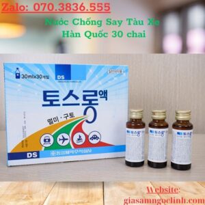 Nuoc Chong Say Tau Xe Han Quoc 30 chai 2