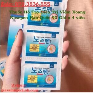 Thuoc Ho Tro Dieu Tri Viem Xoang Nosepen Han Quoc 90 Goi x 4 vien 3