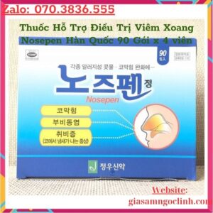 Thuốc Hỗ Trợ Điều Trị Viêm Xoang Nosepen Hàn Quốc 90 Gói x 4 viên