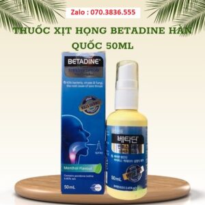 Thuốc Xịt Họng Betadine Hàn Quốc 50ml