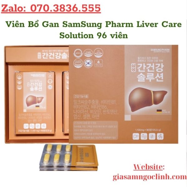Viên Bổ Gan SamSung Pharm Liver Care Solution 96 viên