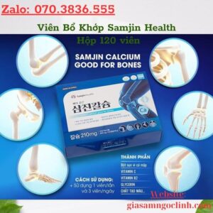 Vien Bo Khop Samjin Health Hop 120 vien 1