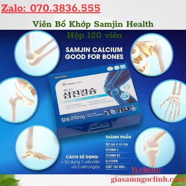 Viên Bổ Khớp Samjin Health Hộp 120 viên
