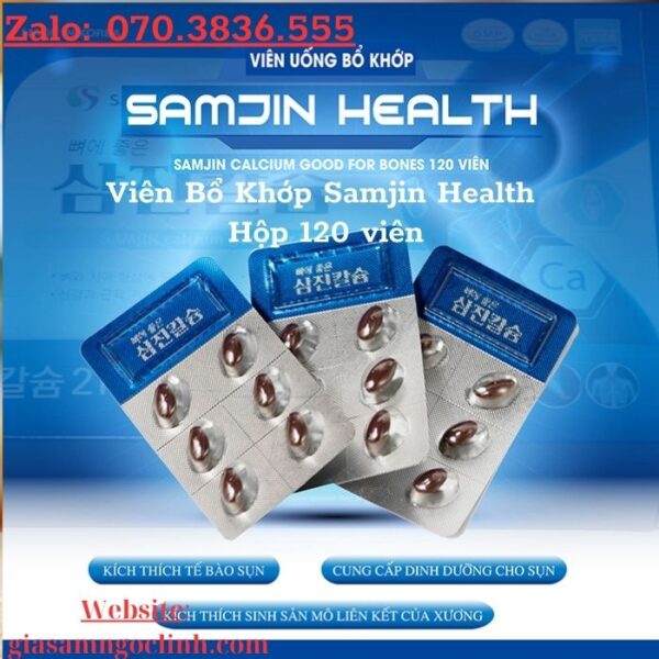 Viên Bổ Khớp Samjin Health Hộp 120 viên