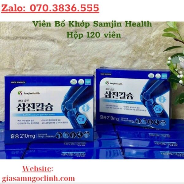 Viên Bổ Khớp Samjin Health Hộp 120 viên