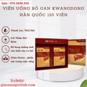 Vien Uong Bo Gan Kwangdong Han Quoc 120 vien 1