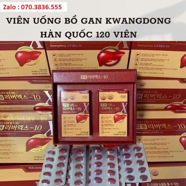 Viên Uống Bổ Gan Kwangdong Hàn Quốc 120 viên