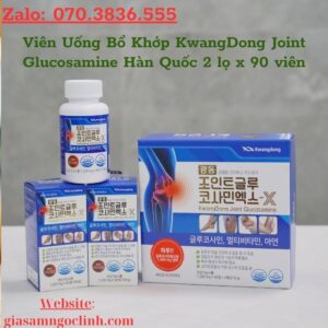 Viên Uống Bổ Khớp KwangDong Joint Glucosamine Hàn Quốc 2 lọ x 90 viên Vien Uong Bo Khop KwangDong Joint Glucosamine Han Quoc 2 lo x 90 vien 2