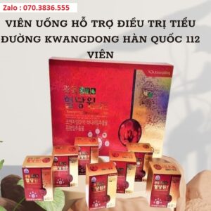 Vien Uong Ho Tro Dieu Tri Tieu Duong Kwangdong Han Quoc 112 Vien 3