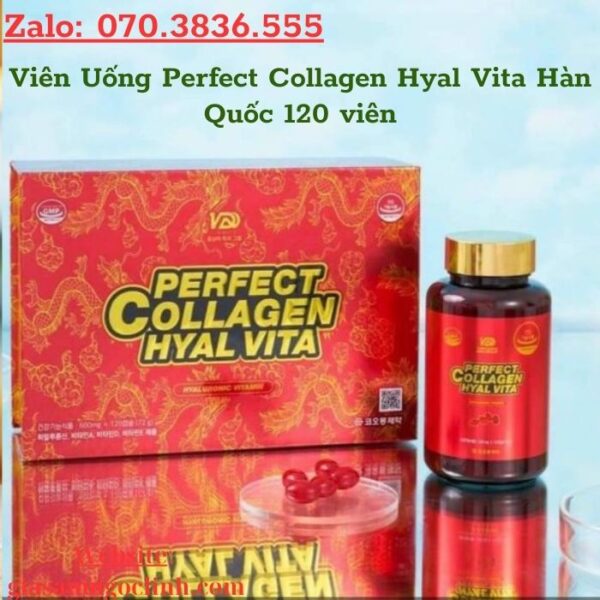 Viên Uống Perfect Collagen Hyal Vita Hàn Quốc 120 viên