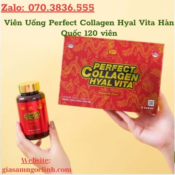 Viên Uống Perfect Collagen Hyal Vita Hàn Quốc 120 viên