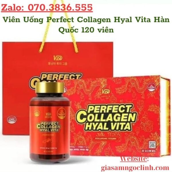 Viên Uống Perfect Collagen Hyal Vita Hàn Quốc 120 viên